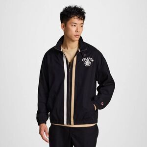 Open Box - Champion -  Men's Homeroom Full Zip Jacket - Black M Black